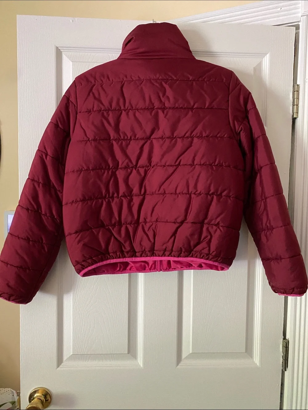 wild fable women Puffer Jacket - Deep Raspberry - Picture 2 of 2